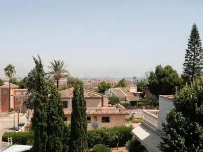 a view of a town with trees and buildings at EXCLUSIVA CASA INDEPENDIENTE 16 ppl in Torrent