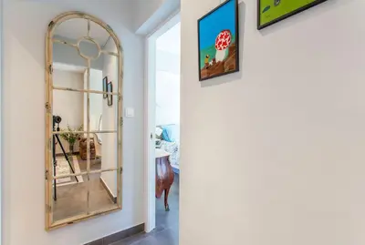 a bedroom with a bed and a window at Apartment Ruzafa Zapadores in Valencia
