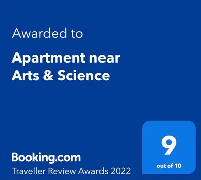 a blue sign with the text upgraded to appointment near arts and science at Apartment near Arts & Science in Valencia