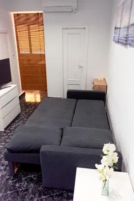 a bedroom with two pillows on a bed at Your home in Valencia in Valencia