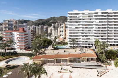 an aerial view of a city with a building at Florazar 2, Vi-7-C in Cullera