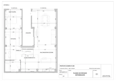 a floor plan of a house at Apartment Triador in Valencia