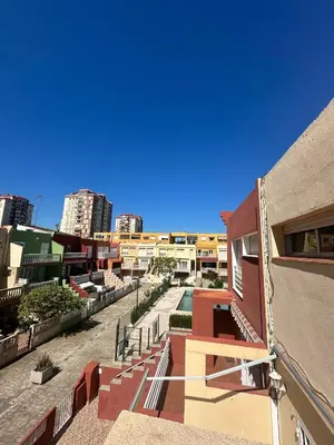arial view of a city with tall buildings at Dúplex, piscina y playa in Puebla de Farnals