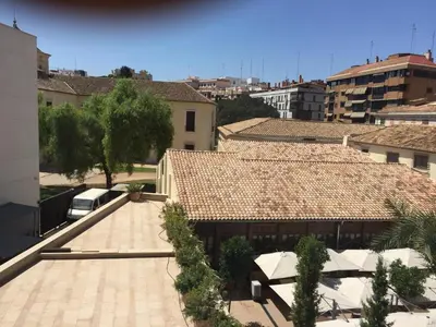 an overhead view of a building with a roof at Exclusive Museum in Valencia