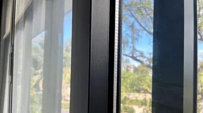a close up of a window with a view at MD Modern Hotel - Jardines in Valencia