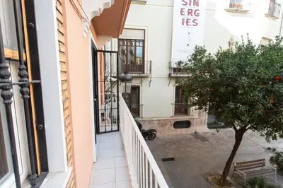 a view from the balcony of a building at VLC - Cisneros in Valencia