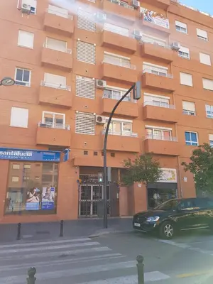 a car parked in front of a building at Apartamento Ciencias y Playa in Valencia