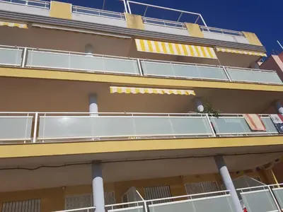 an external view of a building with balconies at Atico Duplex 1ª in Xilxes