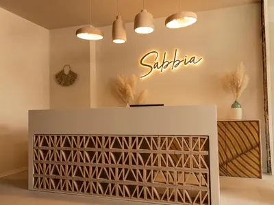 a store with a sign that reads saffira at Hotel Boutique Sabbia Valencia in Valencia