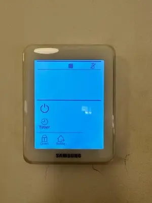 a smart phone is hanging on a wall at Zerka Sendra in Valencia