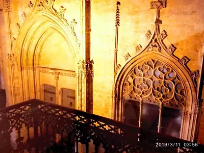 an ornate iron gate on the side of a building at Valencian Dreams Lonja in Valencia