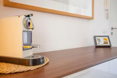 a hair dryer sitting on top of a counter at Loft Mercado Mossen Sorell in Valencia