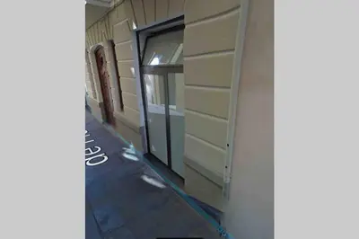 a hallway of a building with a window in it at Fantástico Loft en centro ciudad planta baja in Valencia