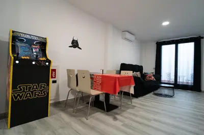 a room with a star wars room with a table and chairs at Star Anna in Anna