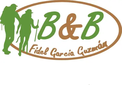 a logo for a little garden church at Hostal Rural Fidel Garcia Guzman in Chera