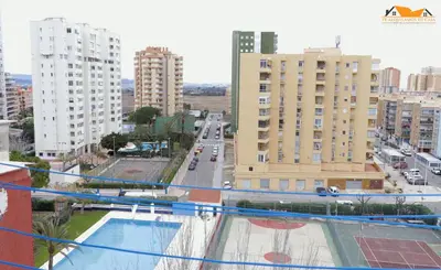 a view of a city with tall buildings at Pobla-Mar in Valencia