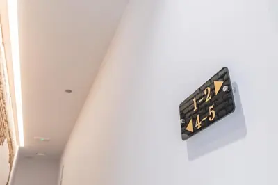 a clock on a door in a room at Gorgeous Apartment close to City Centre in Valencia