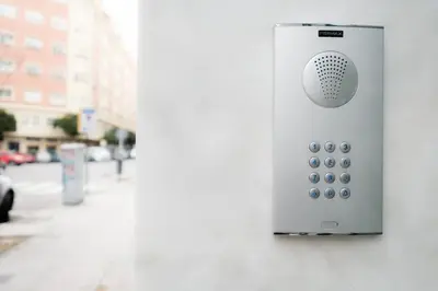 a remote control on the side of a building at Modern Apartment close to City Centre in Valencia