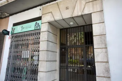 an entrance to a building with wrought iron gates at SingularStays Valero in Valencia