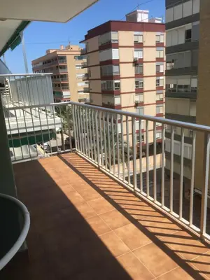 a balcony with a view of some buildings at MAGNO CULLERA- Playa in Cullera