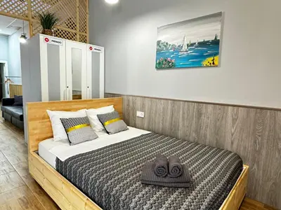 a bedroom with a large bed in a room at Salom 5 in Valencia