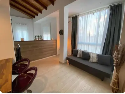 a bathroom with a sink and a toilet and a shower at VALENCIA RENT APARTS MILAGROSA 1 in Valencia