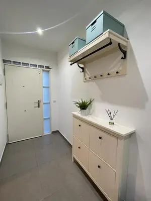 an empty kitchen with a sink and a stove at UIM Mediterraneo PB Libertad Wifi in Puerto de Sagunto