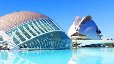a view of the sydney opera house at amazing cozy apartment super central in Valencia