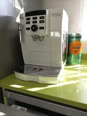 a coffee maker sitting on top of a counter at Chalet Antonio&Ewa in La Eliana