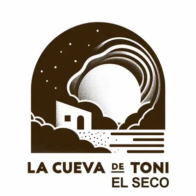 a black and white logo of a wave at LA CUEVA de TONI EL SECO in Paterna
