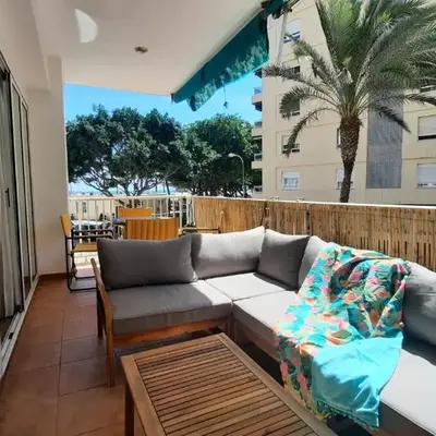 Terraza con vistas al mar Parking privado 120 mts