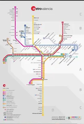 a map of the planned melbourne metro exodus at Loft B El Ramellet in Alginet
